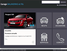 Tablet Screenshot of peugeot-bury.com